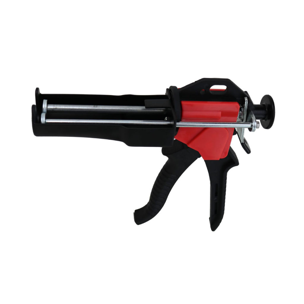 dual cartridge caulk gun